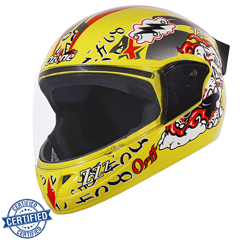 Orit Baby Yellow D Helmet - Material: Plastic