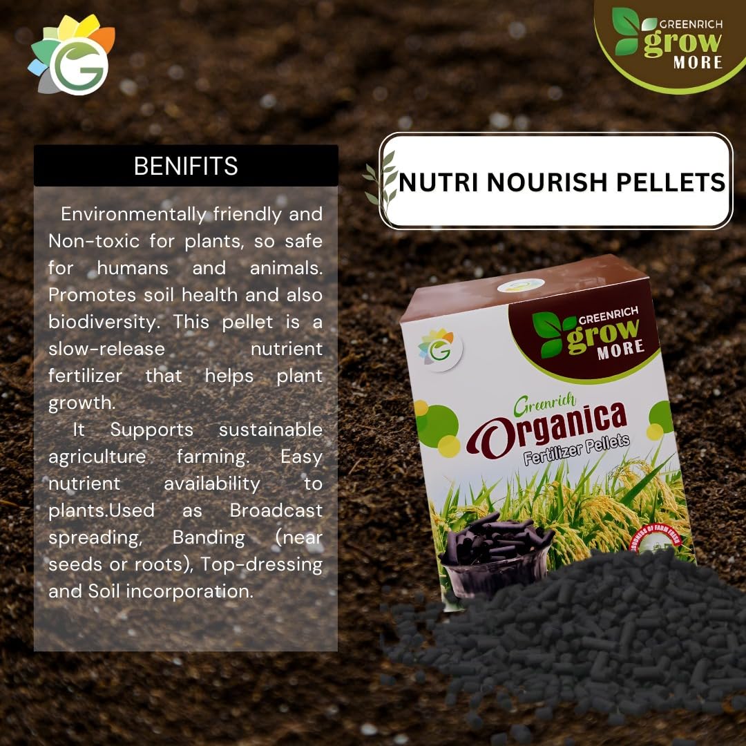 Organic Fertilizrer Pellet- Slow Release Fertilizer|| Plant Growth Promoter