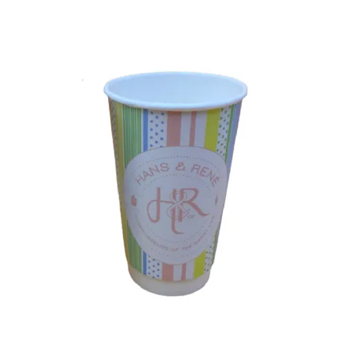 120Ml Printed Paper Glass - Color: Green