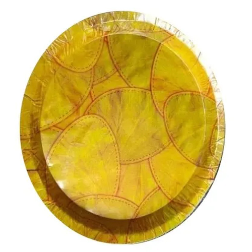 13inch Yellow Color Paper Plate