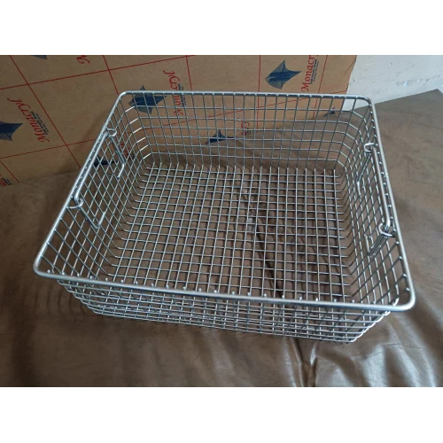 Stainless Steel Deep Fryer Baskets - Color: Silver