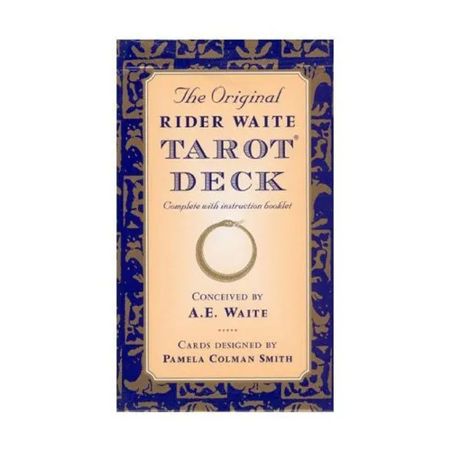 The Original Rider Waite Tarot Card Deck - Color: Blue