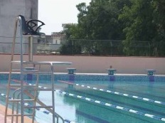 Swimming Pool Lifeguard Chair - Stainless Steel-304, 6 Ft Height, Silver Finish | Portable Design, Life Ring Hook, Umbrella Holder Included