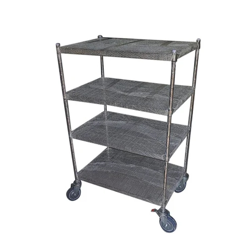 Stainless Steel Tray Rack Trolley