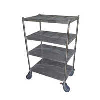 Stainless Steel Tray Rack Trolley