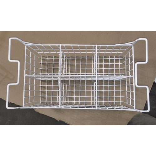 Deep Freezer Wire Basket - Color: White