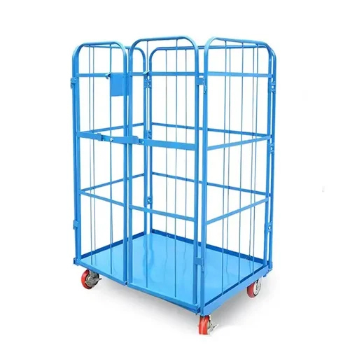 Stainless Steel Storage Bin - Color: Blue