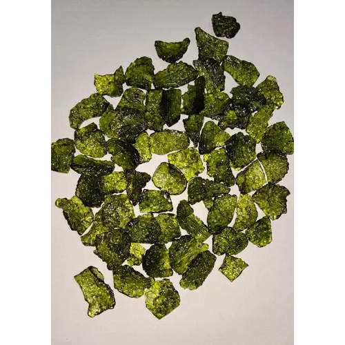 Moldavite Gemstone - Shape: Emerald Cut