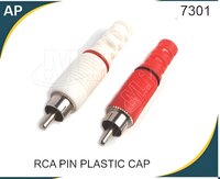 Rca Pin Plastic Cap - Plastic Male Connector | Prevent Ground Loops, Isolate Components, Improve Signal Integrity, Electrical Isolation