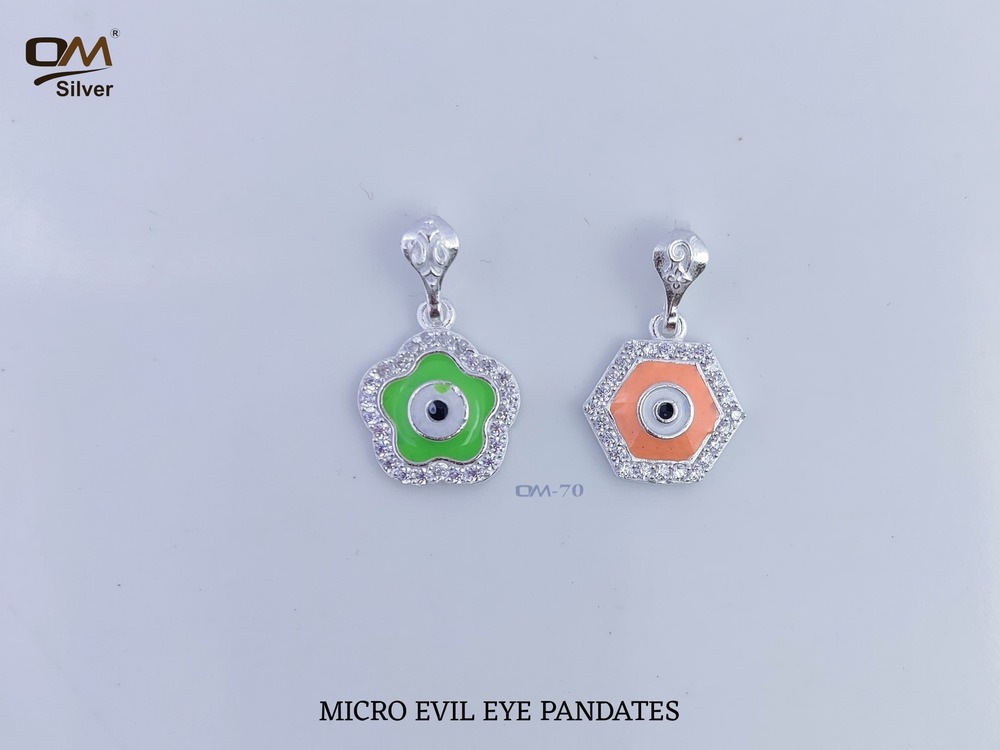 Silver Evil Eye Pandates