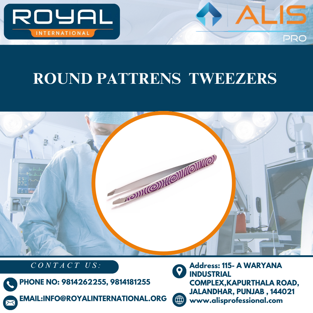 Round Pattrens  Tweezers