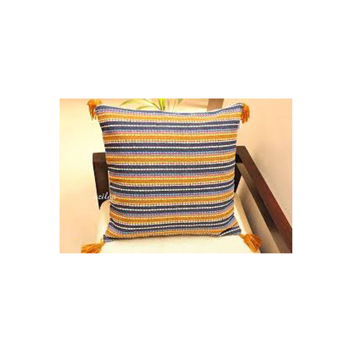 Cotton Lines Handloom Cushion Cover - Color: Different Available