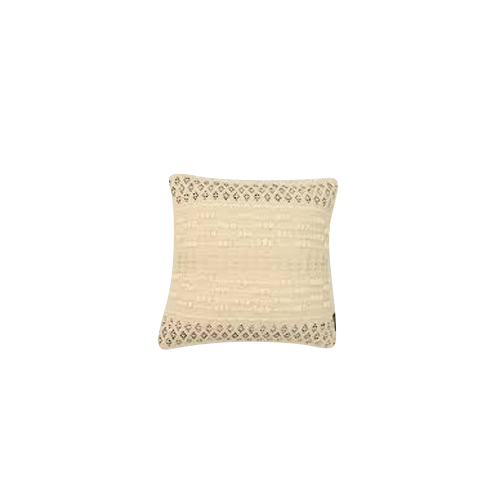 Cream Handloom Cushion Cover - Color: Different Available