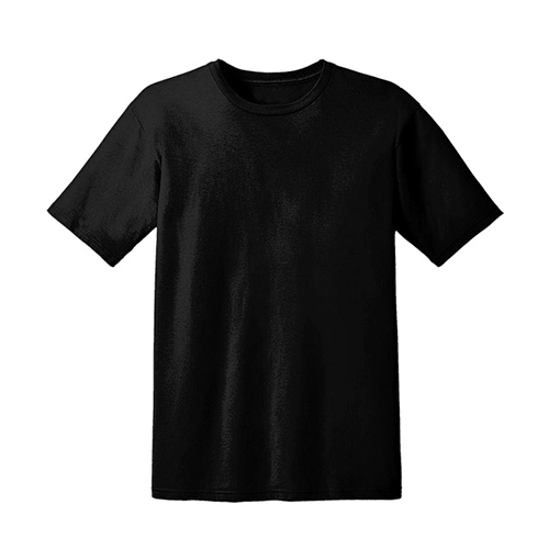 Black Cotton T-Shirt