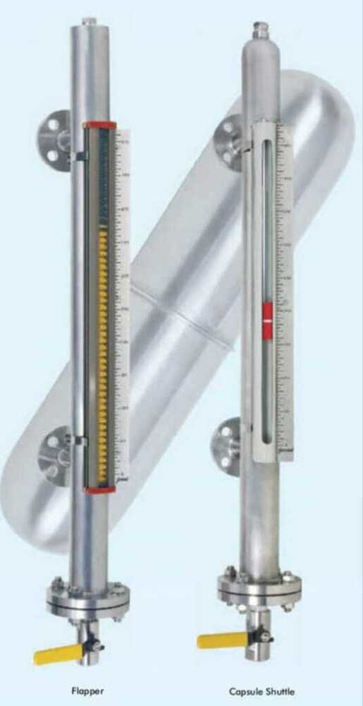 Magnetic Level Indicator - Color: Silver