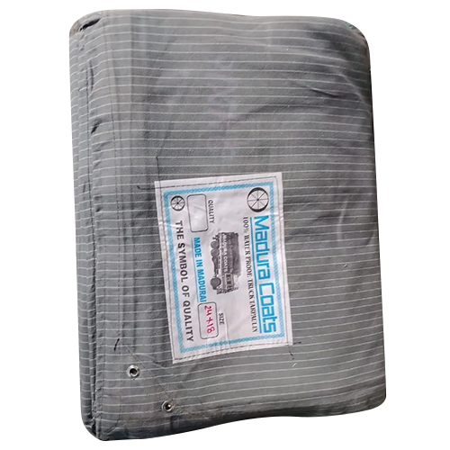 Canvas Cloth Tarpaulin - Color: Gray