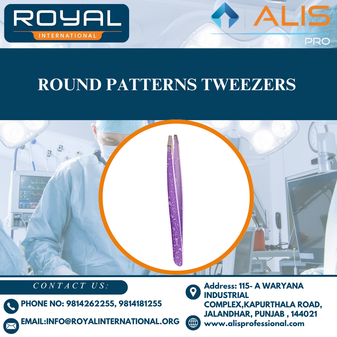 Round Patterns Tweezers