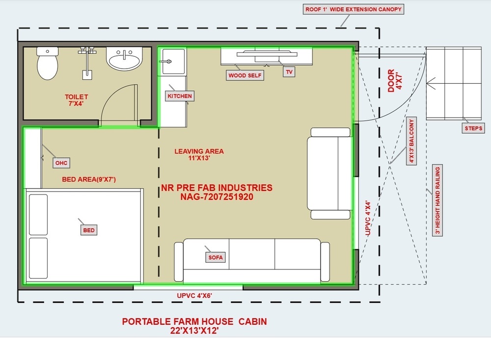 Readymade Farm House Cabins