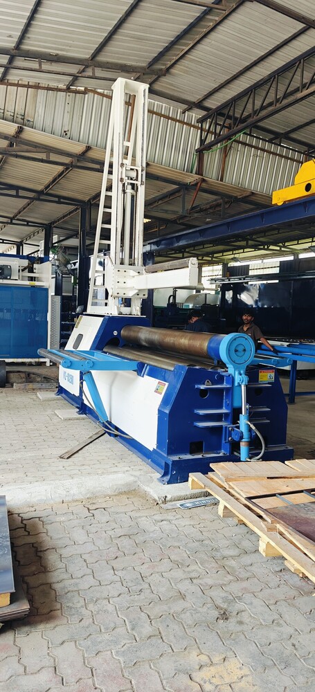 Automatic Sheet Rolling Machine - Color: Blue