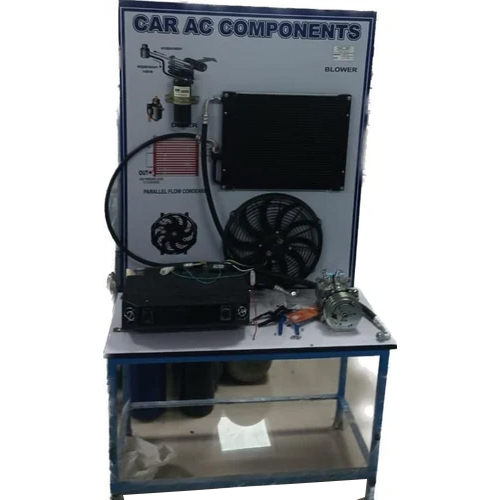 Working Model Of Car AC Components