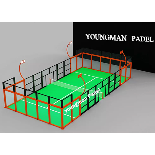 Outdoor Classic Padel Court With 12 Mm Tempered Glass - Color: As Per Requirement