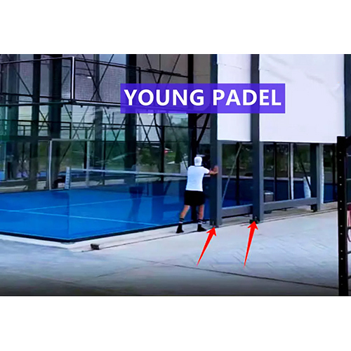 Wheel Sliding System Padel Court Cover - Color: As Per Requirement
