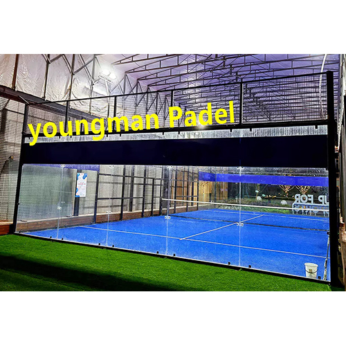Panoramic Padel Court With Roof Cover