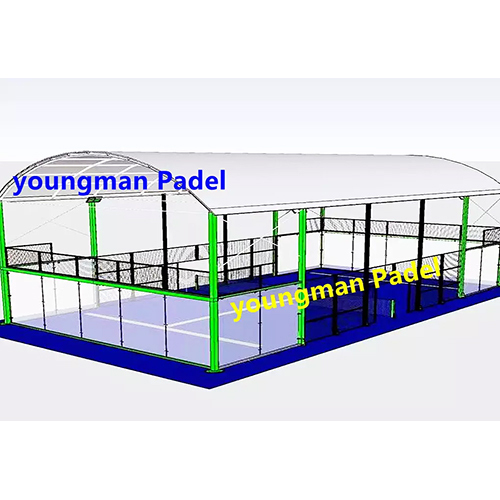 Integrated Padel Court With Roof Cover