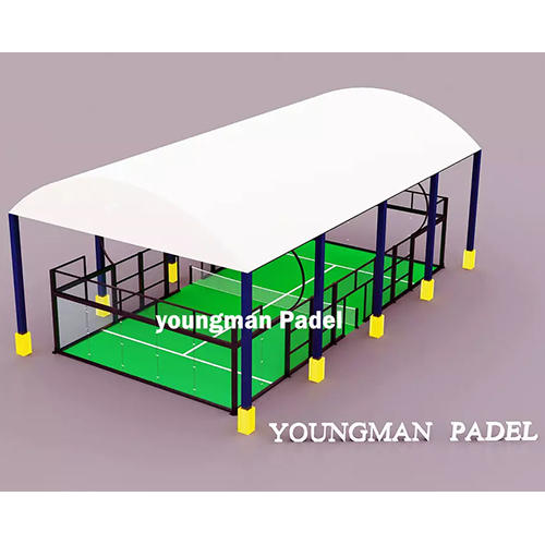 European Standard Padel Court Roof With PVC Membrane