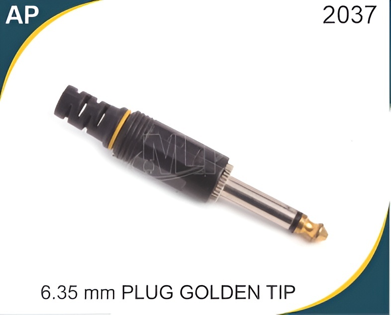 6.35 MM PLUG GOLDEN TIP