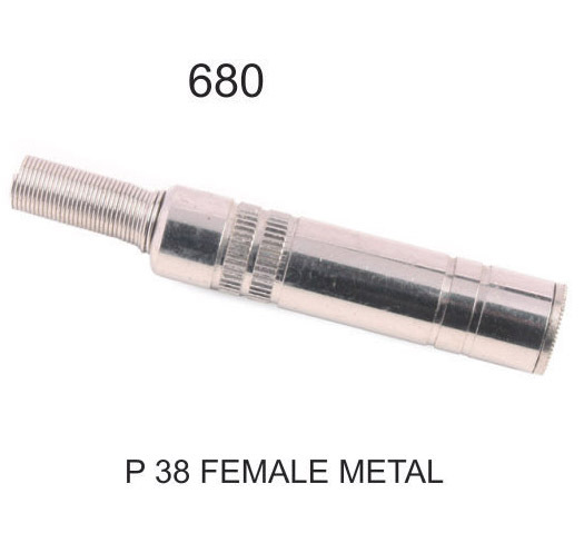 P 38 FEMALE METAL