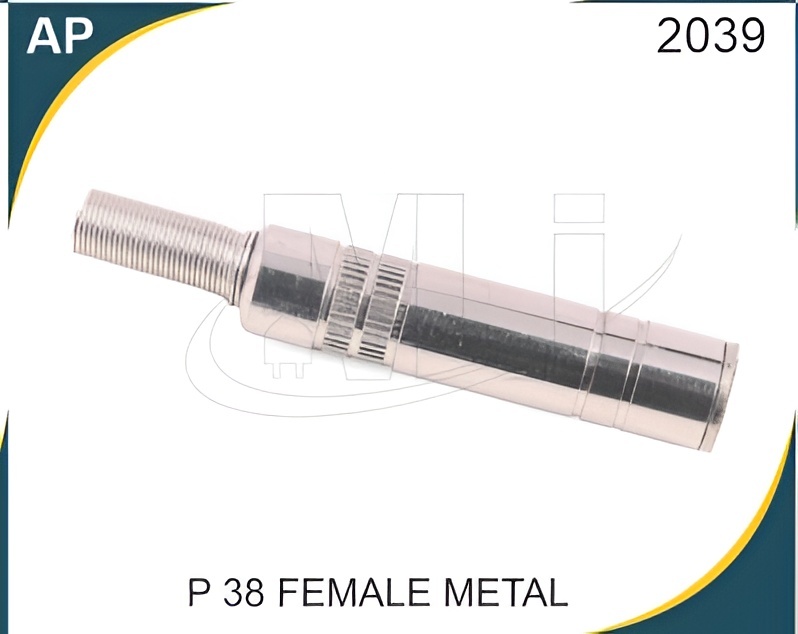 P 38 FEMALE METAL