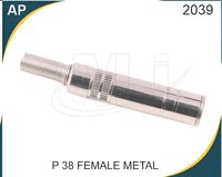 P 38 Female Metal - Ss316l Steel, 6 Mm Thickness | Prevents Ground Loops, Isolates Components, Noise Reduction, Signal Integrity Improvement