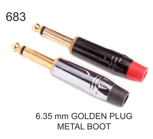 6.35 MM GOLDEN PLUG METAL BOOT