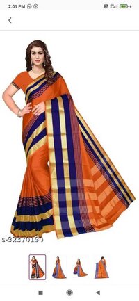 cotton silk saree