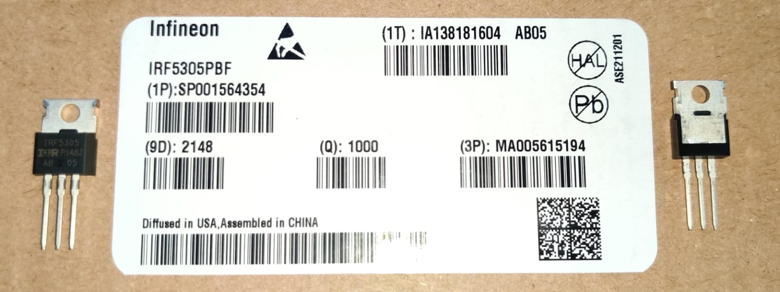 IRF5305 PBF