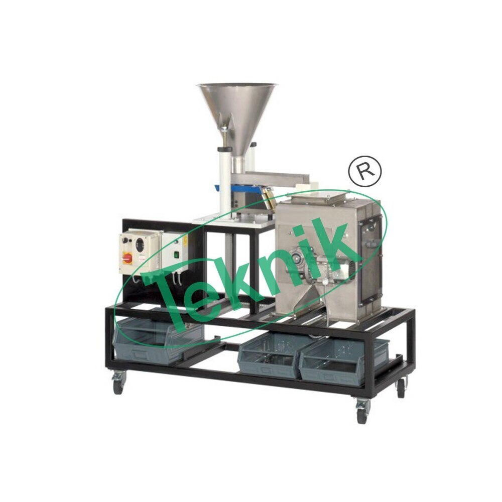 Magnetic Separator Apparatus - Drum-type With Fixed Permanent Magnet, Vibrating Feed Hopper, Adjustable Drum Speed | 2 Steel Tanks For Separated Fractions, 1 Tank For Solid Compound