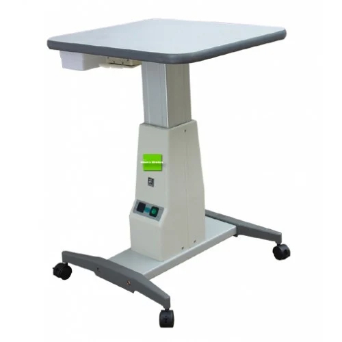 Electric Single Motorized Table - Color: White & Grey