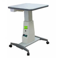 Electric Single Motorized Table - Color: White
