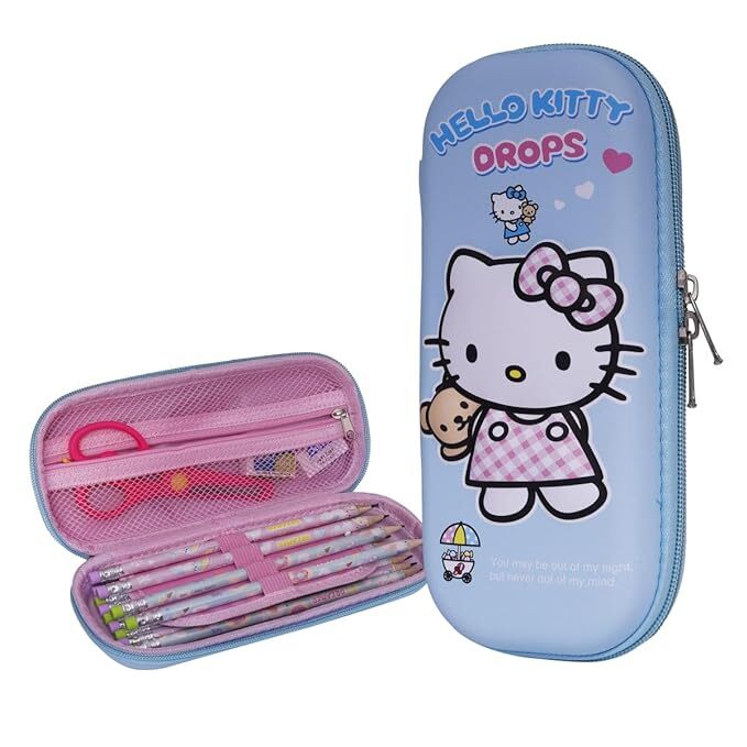 CherryBox Large Capacity 3D Cartoon Cover Hard Top Pencil Case/Box/Pouch for Kids Boys & Girls