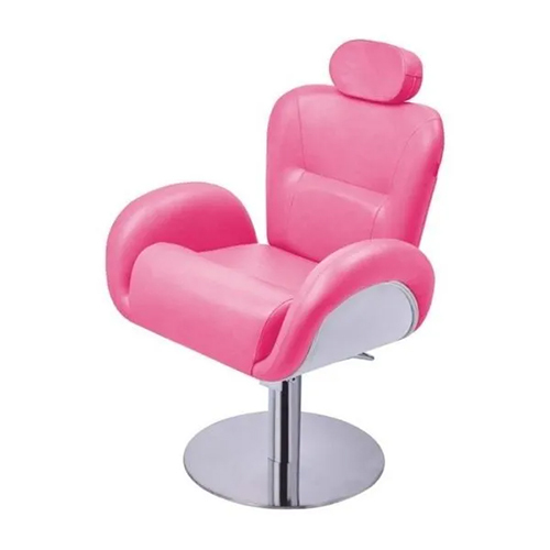 Stella Prime Bridal Chair - Genuine Leather, 25 x 28 x 19/25 Inches, Pink | Rotatable, Textured Finish, 150 Kg Capacity
