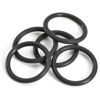 Rubber O Rings - Rigid Black Rubber, Various Sizes and Thicknesses Available | Durable and Versatile Sealing Solution