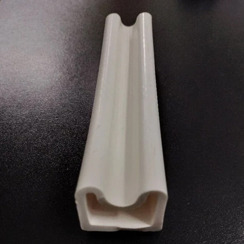 Inflatable Rubber Seal - Rigid Plastic, 10 Inch Length, 40mm Thickness, White Color | Ideal For Industrial, Food Processing, And Pharmaceutical Applications