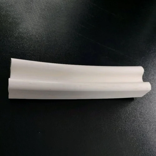 Inflatable Rubber Seal - Rigid Plastic, 10 Inch Length, 40mm Thickness, White Color | Ideal For Industrial, Food Processing, And Pharmaceutical Applications