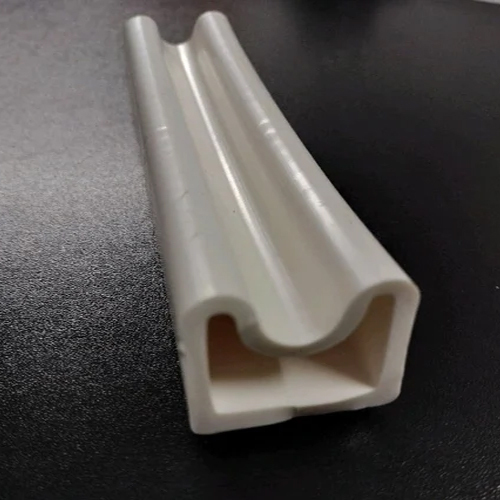 Inflatable Rubber Seal - Rigid Plastic, 10 Inch Length, 40mm Thickness, White Color | Ideal For Industrial, Food Processing, And Pharmaceutical Applications