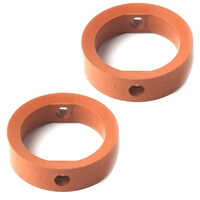 Butterfly Valve Rubber Gasket - Rubber, 7 Inch Diameter, Brown Color, 15mm Thickness | Rigid Hardness, Leak-free Sealing, Chemical Resistance
