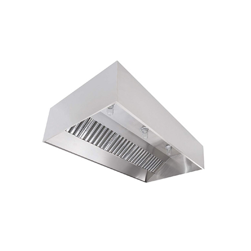 Island Exhaust Hood - Color: Silver