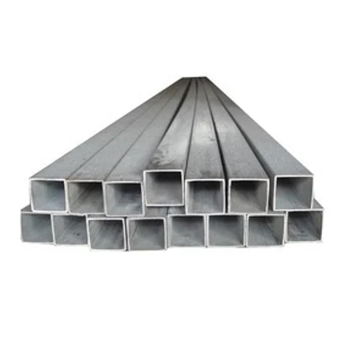 Tata Structural Galvanized Iron Square Tube - Color: Silver