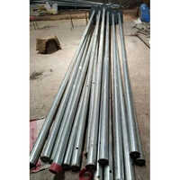 Solar Galvanized Iron Pole Pipe - Color: Silver