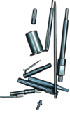 Steel Shaft - High-strength Alloy, 3 Meters Length, Precision Engineered For Durability And Performance